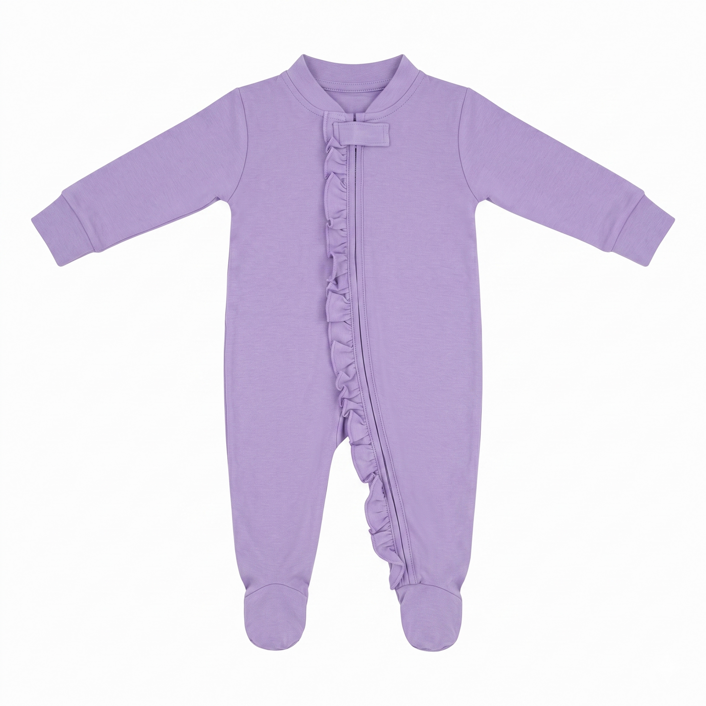 Bella Ruffled Romper with Zipper